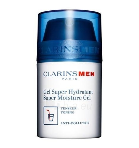 Clarins Men Super Moisture Gel Cosmetic 50ml (testeris) paveikslėlis 1 iš 2