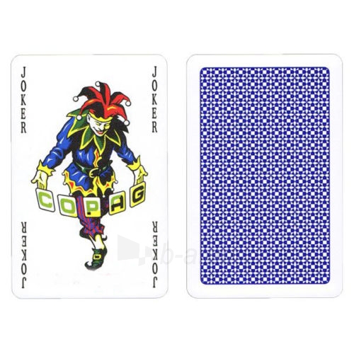 Copag Bridge Regular pokerio kortos (Mėlynos) paveikslėlis 2 iš 5