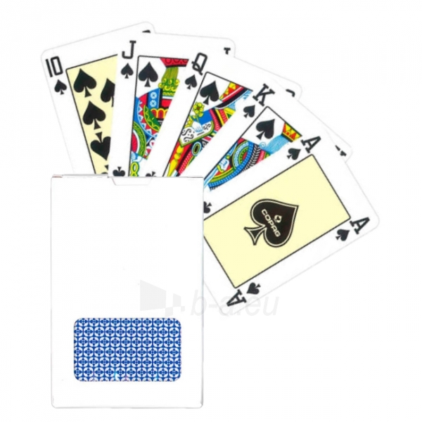 Copag Bridge Regular pokerio kortos (Mėlynos) paveikslėlis 3 iš 5