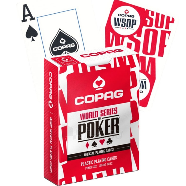 Copag EPT pokerio kortos (Raudonos) paveikslėlis 1 iš 10