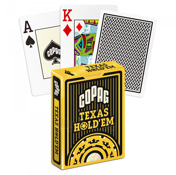 Copag Texas Holdem pokerio kortos (Juodos) paveikslėlis 8 iš 8