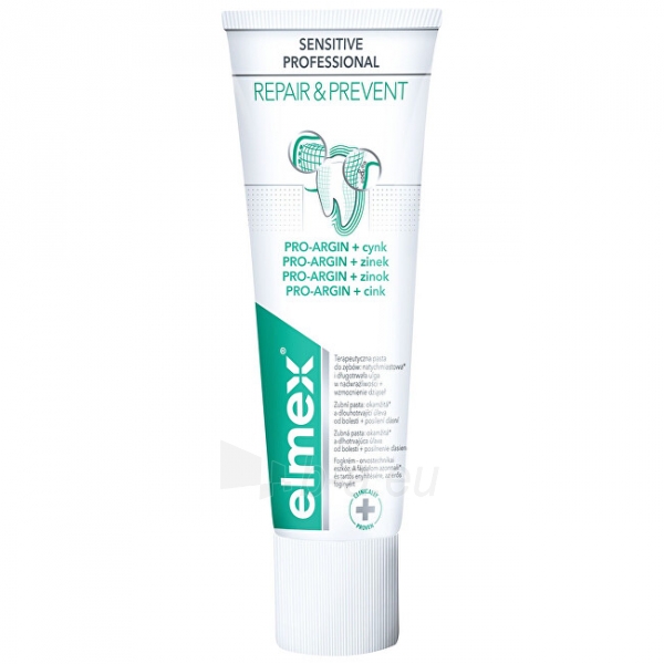 Dantų pasta Elmex Pain Relief Toothpaste Sensitiv e Professional Repair & Prevent 75 ml paveikslėlis 1 iš 2