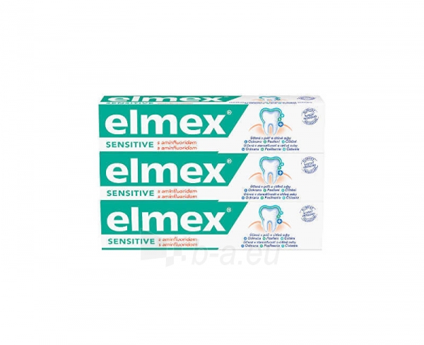 Dantų pasta Elmex Sensitive Professional 3 x 75 ml paveikslėlis 2 iš 2