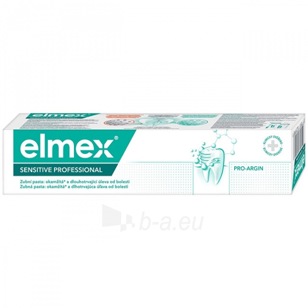 Dantų pasta Elmex Sensitive Professional 75 ml paveikslėlis 8 iš 10