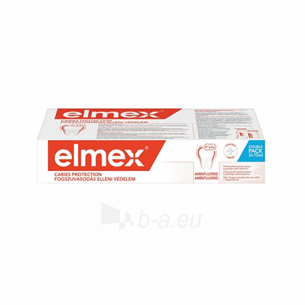 Dantų pasta Elmex Toothpaste Anti Caries Protection Duopack 2 x 75 ml paveikslėlis 7 iš 10