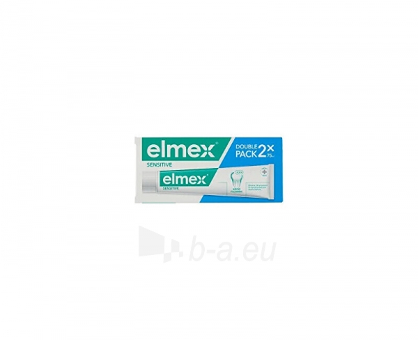 Dantų pasta Elmex Toothpaste for Sensitive Teeth Sensitiv e Duopack 2 x 75 ml paveikslėlis 2 iš 2