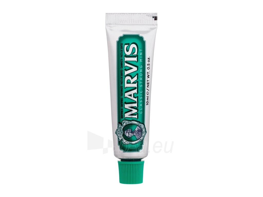 Dantų pasta Marvis Toothpaste Classic Strong Mint Cosmetic 10ml paveikslėlis 1 iš 1