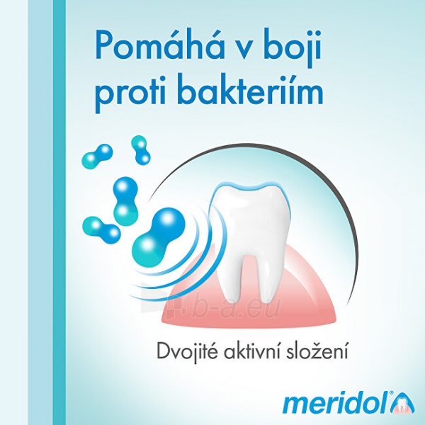 Dantų pasta Meridol Toothpaste against duodenal gum inflammation 2 x 75 ml paveikslėlis 4 iš 7