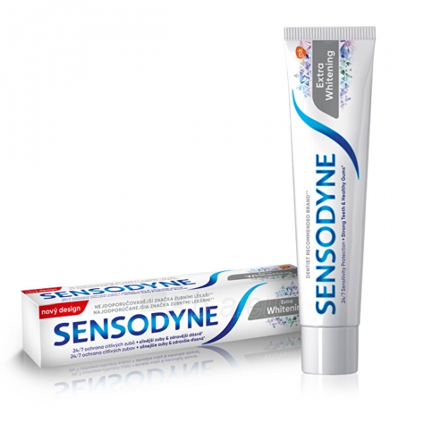 Dantų pasta Sensodyne Toothpaste bleaching Extra Whitening 100 ml paveikslėlis 1 iš 5