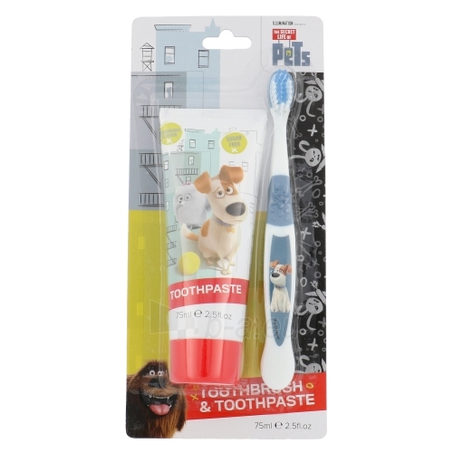 Dantų pasta Universal The Secret Life Of Pets Toothpaste Duo Kit Cosmetic 75ml paveikslėlis 1 iš 1