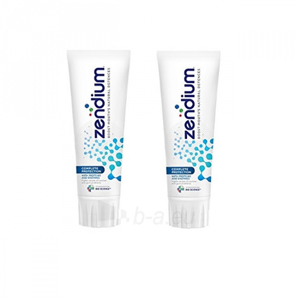 Dantų pasta Zendium Complete Protection Toothpaste 75 ml + 75 ml paveikslėlis 1 iš 1