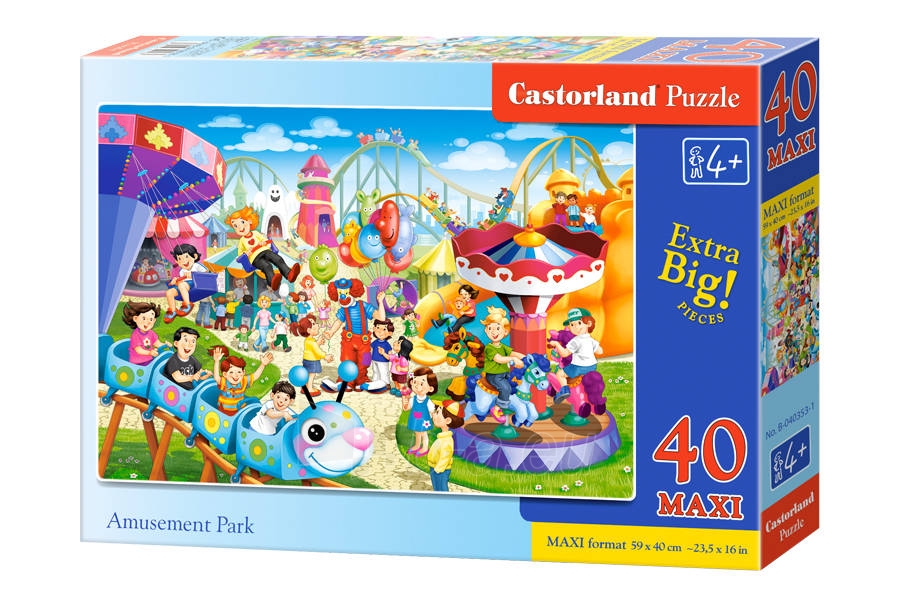 Dėlionė Castorland Amusement Park, 40 dalių paveikslėlis 1 iš 1