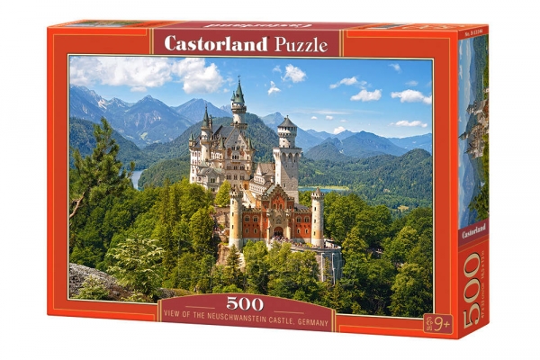 Dėlionė Castorland View of the Neuschwanstein Castle, 500 dalių paveikslėlis 1 iš 1