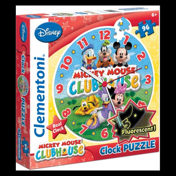 Dėlionė Clock Puzzle - Mickey Mouse paveikslėlis 1 iš 2