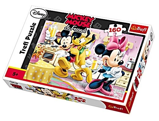 Dėlionė Trefl Puzzle Disney Mickey Mouse Послеобеденные веселья 160 элементов 15237 paveikslėlis 1 iš 2