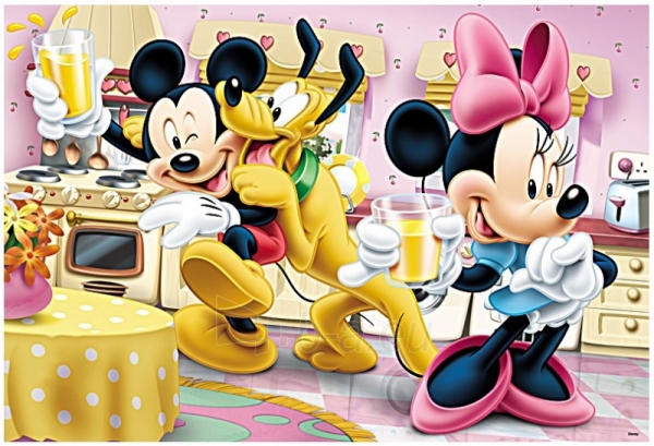 Dėlionė Trefl Puzzle Disney Mickey Mouse Послеобеденные веселья 160 элементов 15237 paveikslėlis 2 iš 2