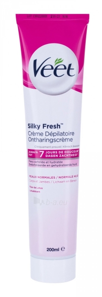 Depiliacijos kremas Veet Silky Fresh Normal Skin 200ml paveikslėlis 1 iš 1