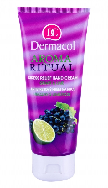 Dermacol Aroma Ritual Hand Cream Grape&Lime Cosmetic 100ml paveikslėlis 1 iš 1