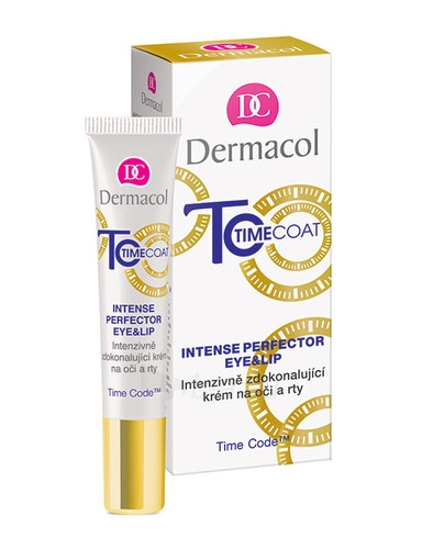 Dermacol Time Coat Intense Perfector Eye&Lip Cream Cosmetic 15ml paveikslėlis 1 iš 1