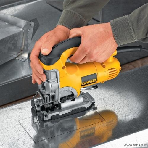 Dewalt DW331K elektrinis siaurapjūklis paveikslėlis 3 iš 4