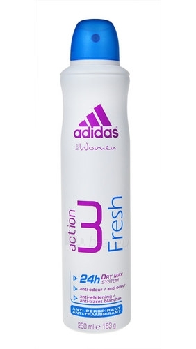 Dezodorantas Adidas Action 3 Fresh Deodorant 250ml. paveikslėlis 1 iš 1