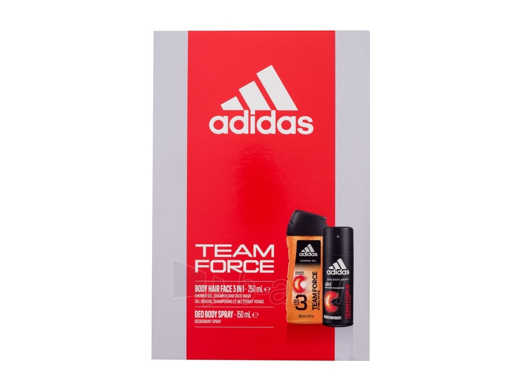 Dezodorantas Adidas Team Force Deodorant 150ml (Rinkinys) paveikslėlis 1 iš 1