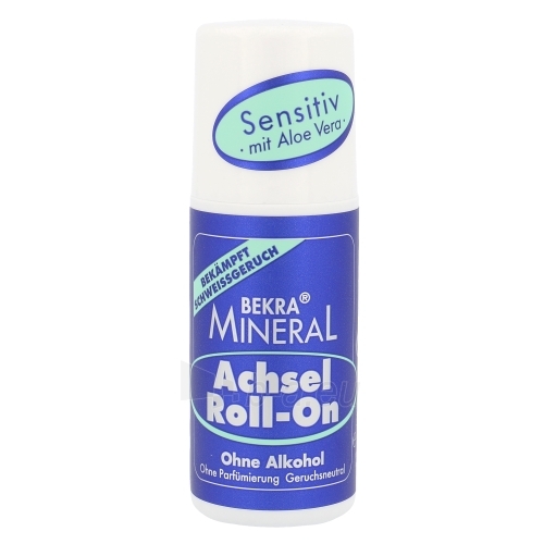 Dezodorantas Bekra Mineral Deodorant Roll-On Sensitive Cosmetic 50ml paveikslėlis 1 iš 1