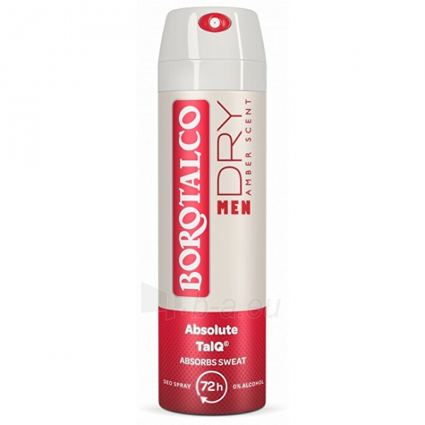 Dezodorantas Borotalco Deodorant spray Men Dry Amber (Deo Spray) 150 ml paveikslėlis 1 iš 1