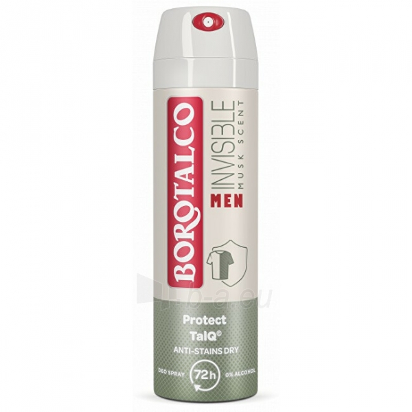 Dezodorantas Borotalco Deodorant spray Men Invisible Dry (Deo Spray) 150 ml paveikslėlis 1 iš 1