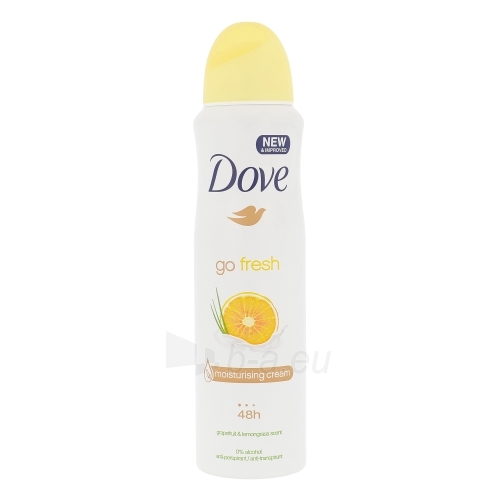 Dezodorantas Dove Grapefruit & Lemongrass Anti-Perspirant Deospray Cosmetic 150ml paveikslėlis 1 iš 1