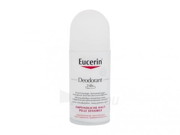 Dezodorantas Eucerin Deodorant 24h Deodorant 50ml Sensitive Skin paveikslėlis 1 iš 1