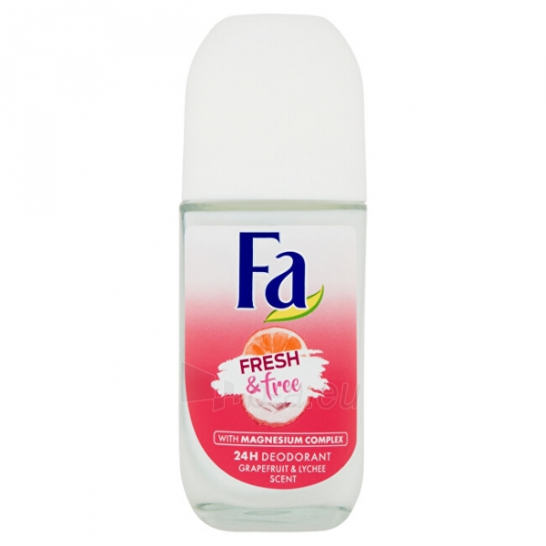 Dezodorantas Fa Fresh & Free Grapefruit & Lychee 24H 50 ml paveikslėlis 1 iš 1