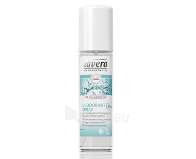 Dezodorantas Lavera 24H Basis Sensitiv (Deodorant Spray) 75 ml paveikslėlis 1 iš 1