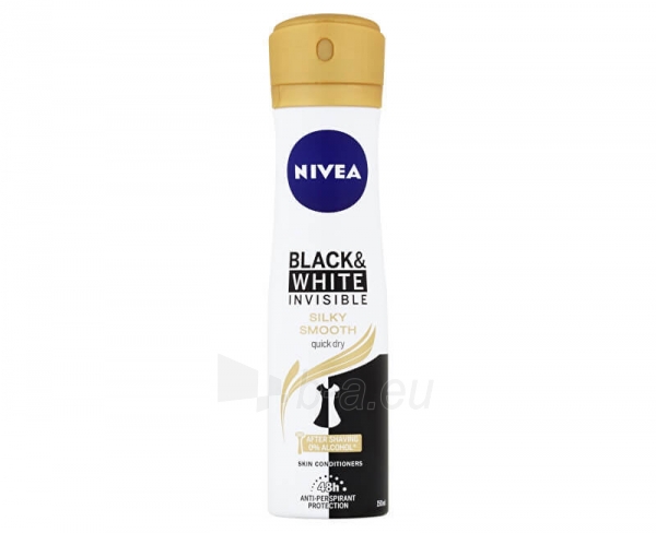 Dezodorantas Nivea Anti-Spray Spray Black & White (Invisible Silk y Smooth) 150 ml paveikslėlis 2 iš 2