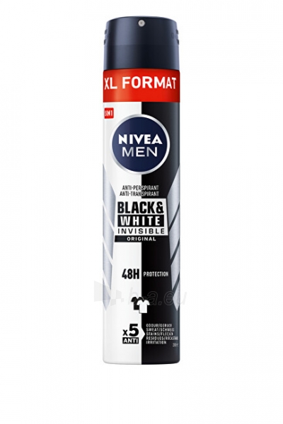 Dezodorantas Nivea Antiperspirant for Men Black & White Original 200 ml paveikslėlis 1 iš 1