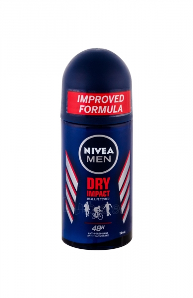 Dezodorantas Nivea Men Dry Impact 48h Antiperspirant Roll-on Cosmetic 50ml paveikslėlis 1 iš 1