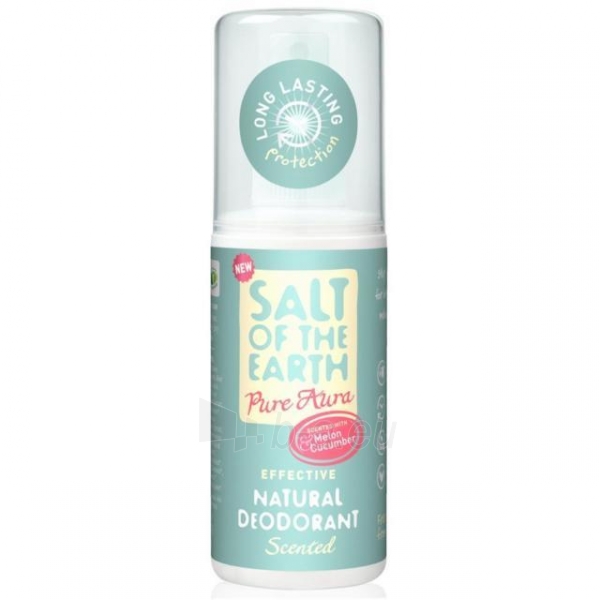 Dezodorantas Ostatní 100% natural deodorant Melon & Cucumber Pure Aura Salt of the Earth 100 ml paveikslėlis 1 iš 1