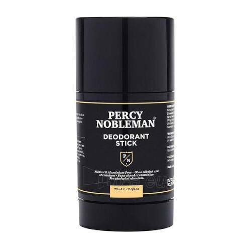 Dezodorantas Percy Nobleman Solid deodorant for men with aloe vera and witch hazel 75 ml paveikslėlis 1 iš 1