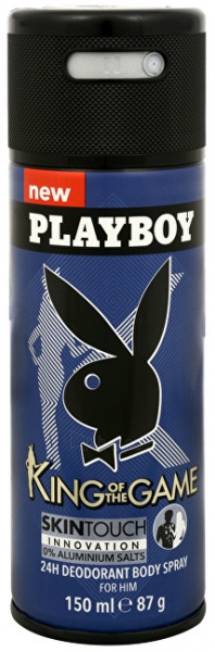 Dezodorantas Playboy King Of The Game 150 ml paveikslėlis 1 iš 1