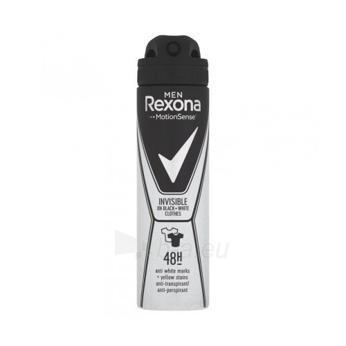 Dezodorantas Rexona Men Motionsense Invisible Black+White 150 ml paveikslėlis 1 iš 1