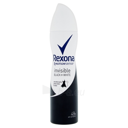 Dezodorantas Rexona Motionsense Invisible Black+White 150 ml paveikslėlis 1 iš 1