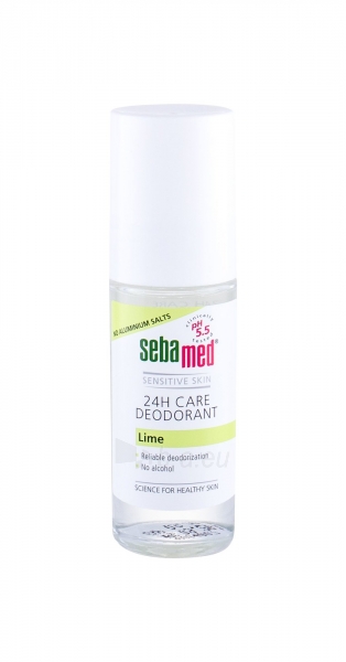 Dezodorantas SebaMed Sensitive Skin Lime Care 50ml 24H paveikslėlis 1 iš 1