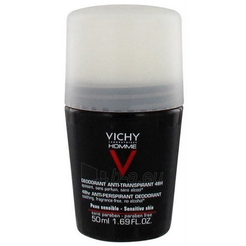 Dezodorantas Vichy Deodorant for sensitive skin 48H Homme Deo roll-on (Anti-Transpirant Extra Sensitive) 50 ml paveikslėlis 1 iš 1