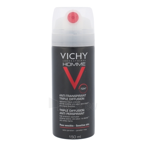Dezodorantas Vichy Homme Triple Diffusion Anti-perspirant Spray Cosmetic 150ml paveikslėlis 1 iš 1