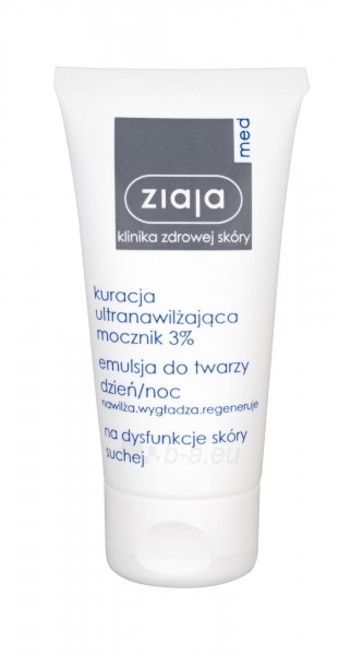 Dieninis cream Ziaja Med Ultra-Moisturizing With Urea Day & Night Emulsion Day Cream 50ml 3% paveikslėlis 1 iš 1