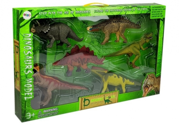 Dinozaurų figūrėlių rinkinys "Dinosaurs Model", 6 vnt paveikslėlis 3 iš 9