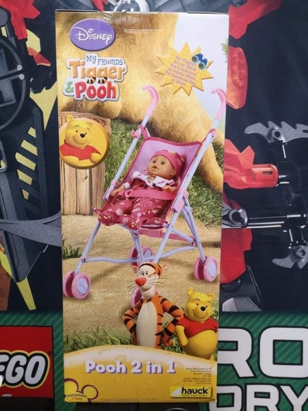 Disney my friends tigger & pooh коляска с куклой комплект paveikslėlis 1 iš 1
