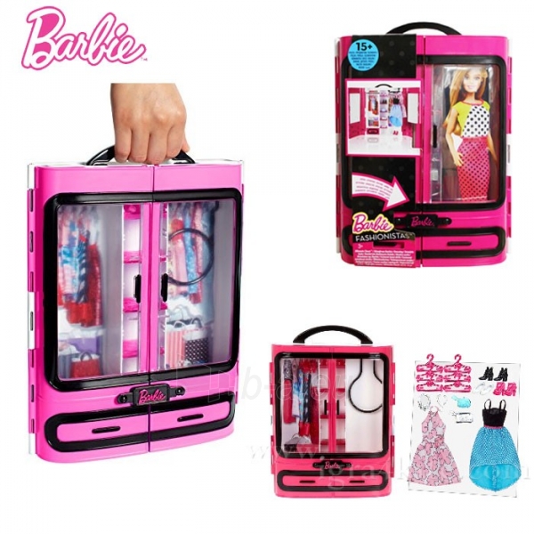 DMT57 / DPP71 Barbie Fashionistas Ultimate Closet Doll MATTEL Barbie spinta paveikslėlis 1 iš 4