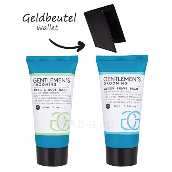 Dovanų rinkinys Accentra Bath care gift set with Gentlemen`s Grooming wallet paveikslėlis 1 iš 4