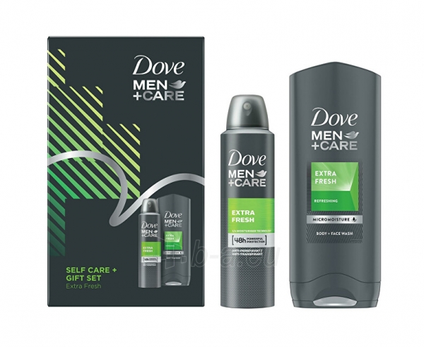 Dovanų komplekts Dove Men+ Care Extra Fresh body care gift set paveikslėlis 2 iš 2
